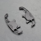 Black Alloy Extended Gear Shifter Paddles for Volkswagen VW Golf MK7 7.5 GTI GTD R TSI DSG