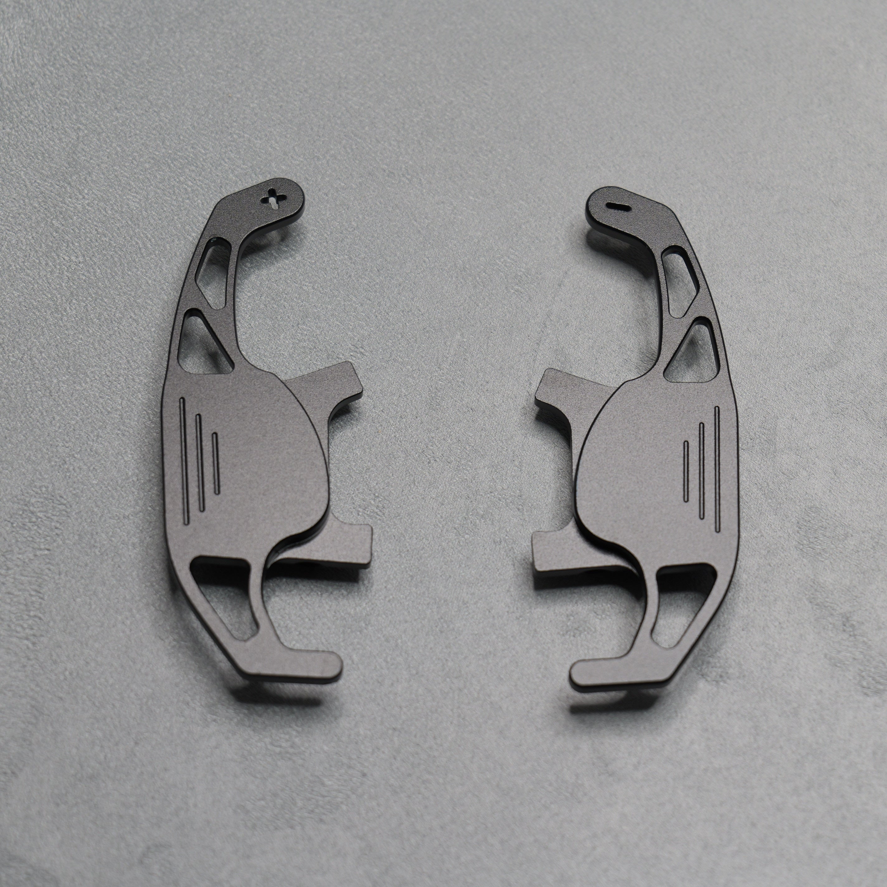 Black Alloy Extended Gear Shifter Paddles for Volkswagen VW Golf MK7 7.5 GTI GTD R TSI DSG