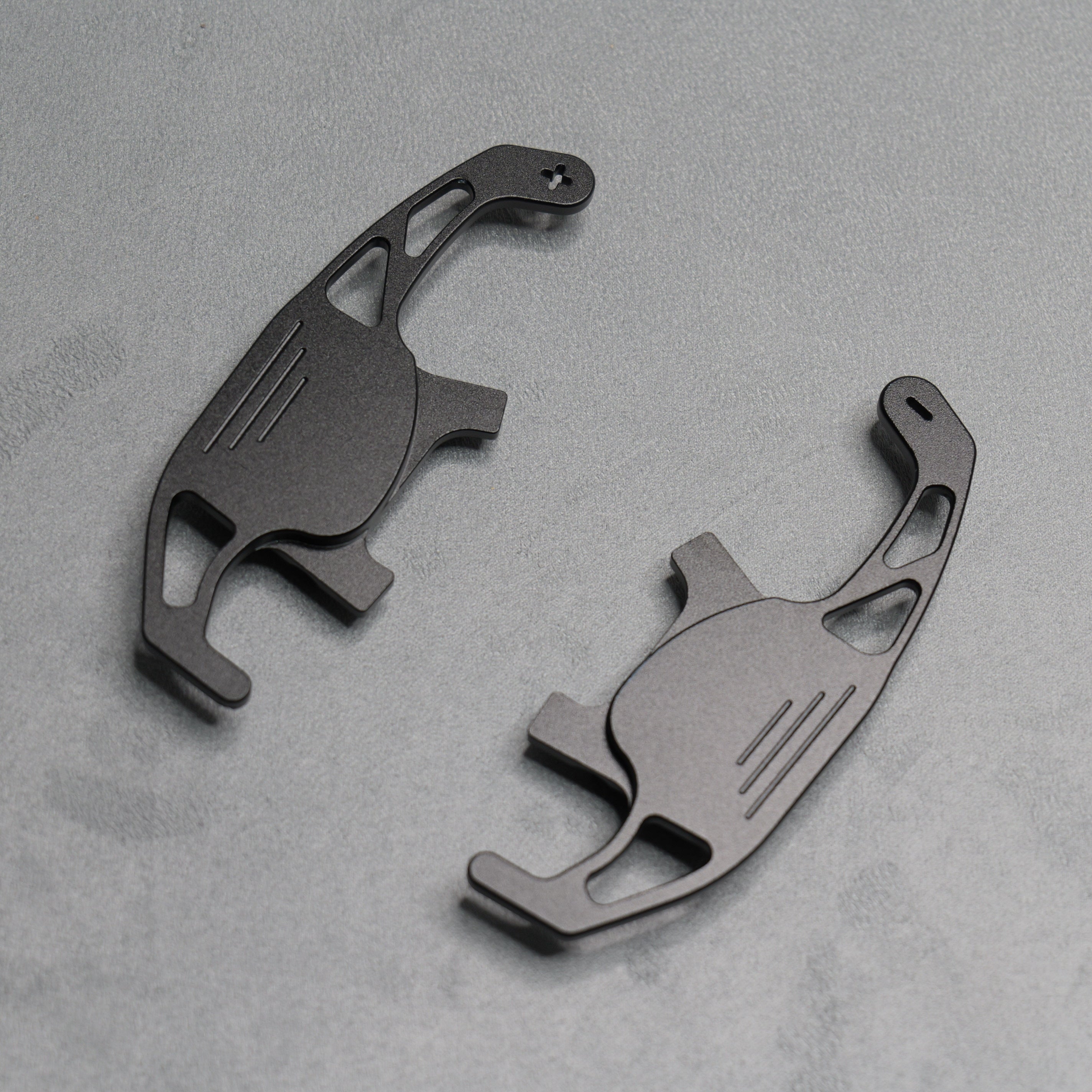 Black Alloy Extended Gear Shifter Paddles for Volkswagen VW Golf MK7 7.5 GTI GTD R TSI DSG