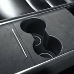 Alcantara Suede Centre Console Protector for Tesla Model 3 Y Juniper Highland - Interior Styling | Carbon Kings