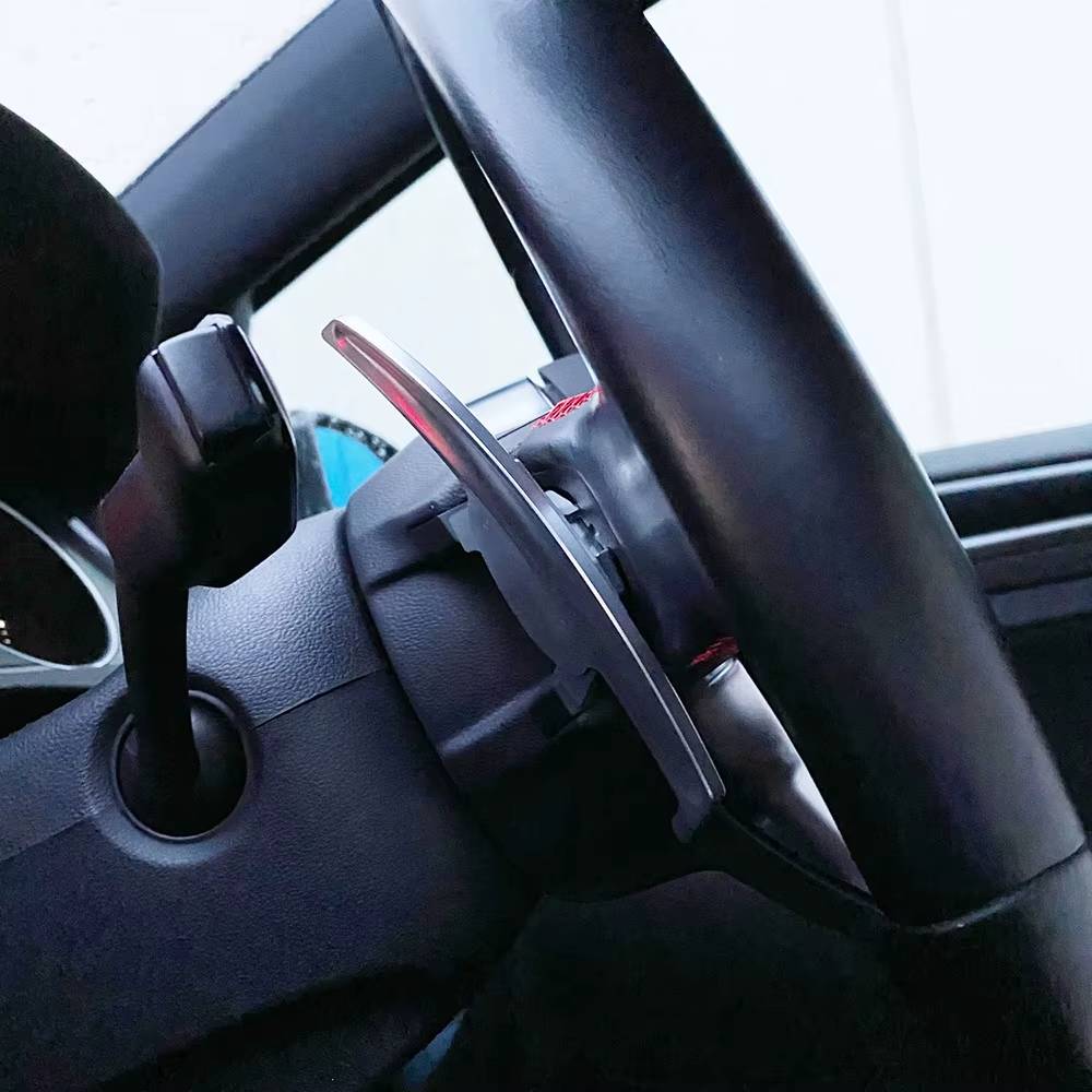 Silver Alloy Extended Gear Shifter Paddles for Volkswagen VW Golf MK7 7.5 GTI GTD R TSI DSG
