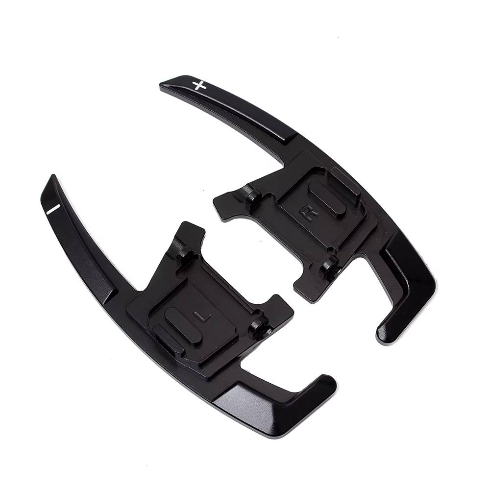 Black Alloy Extended Gear Shifter Paddles for Volkswagen VW Golf MK7 7.5 GTI GTD R TSI DSG