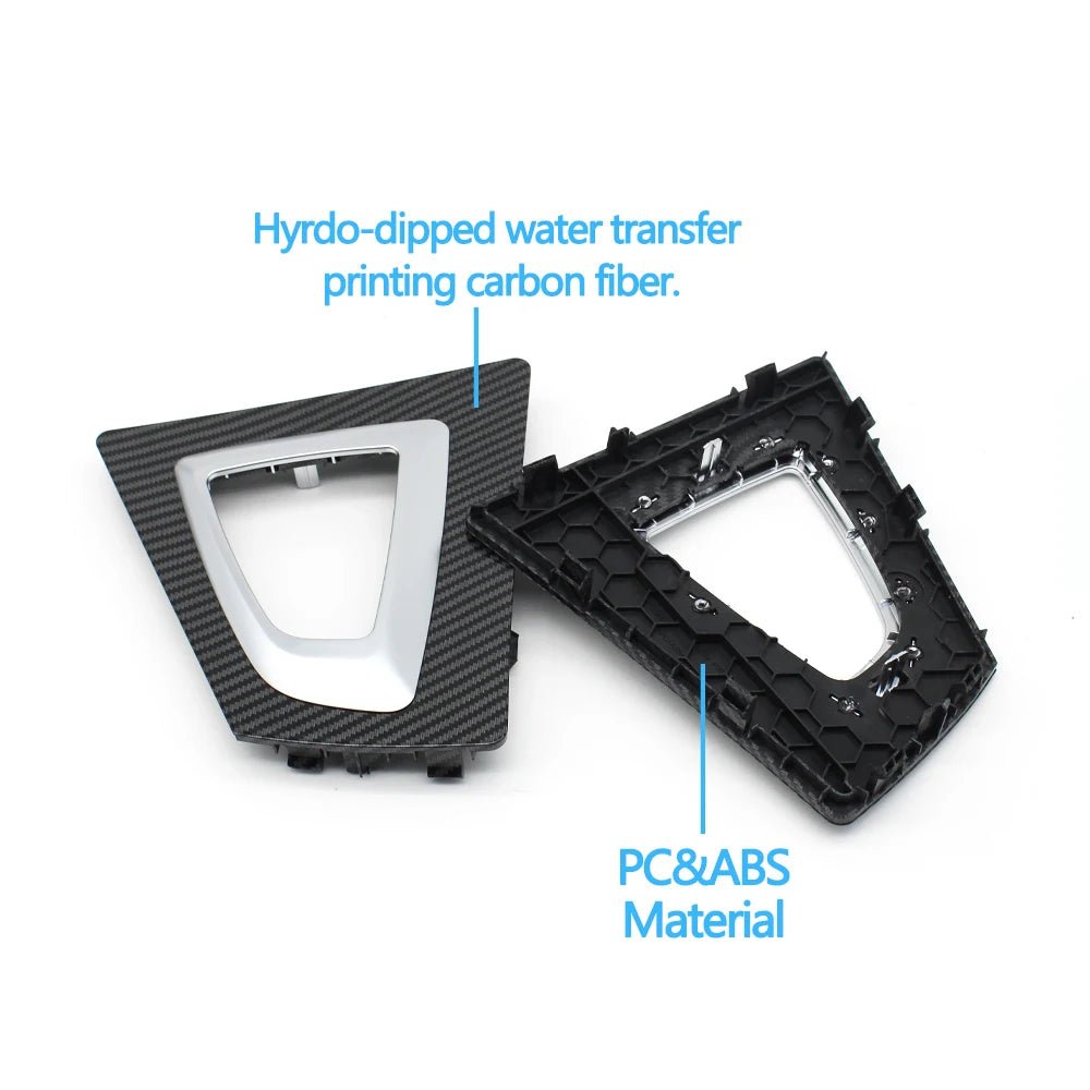 Carbon Fibre Style Gear Knob Surround BMW 3 4 Series F30 F31 F34 F35 F32 F33 - Interior Styling | Carbon Kings