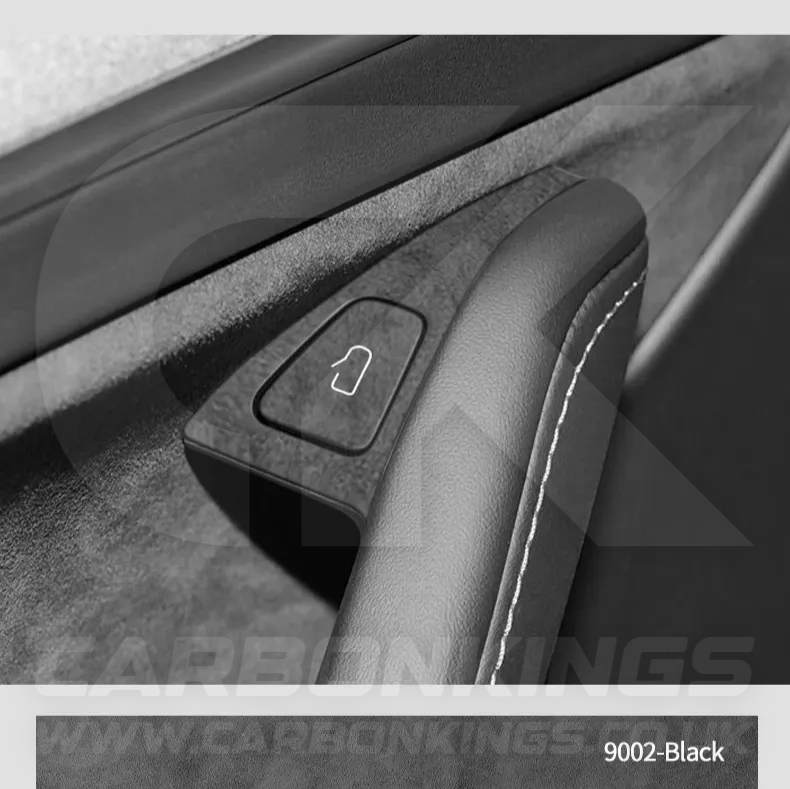 Tesla Model 3 Y Alcantara Suede Door Switch Handle Button Cover Protectors