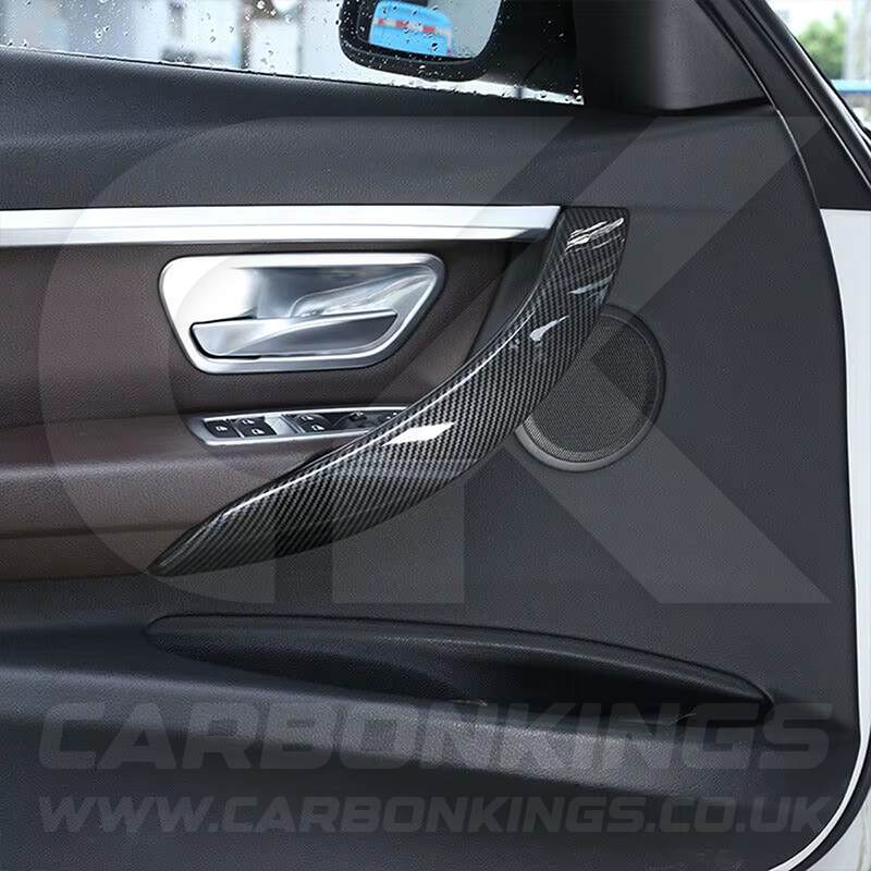 Carbon Fibre Style Door Handle Covers BMW 3 4 Series F30 F31 F34 F32 F33 F36