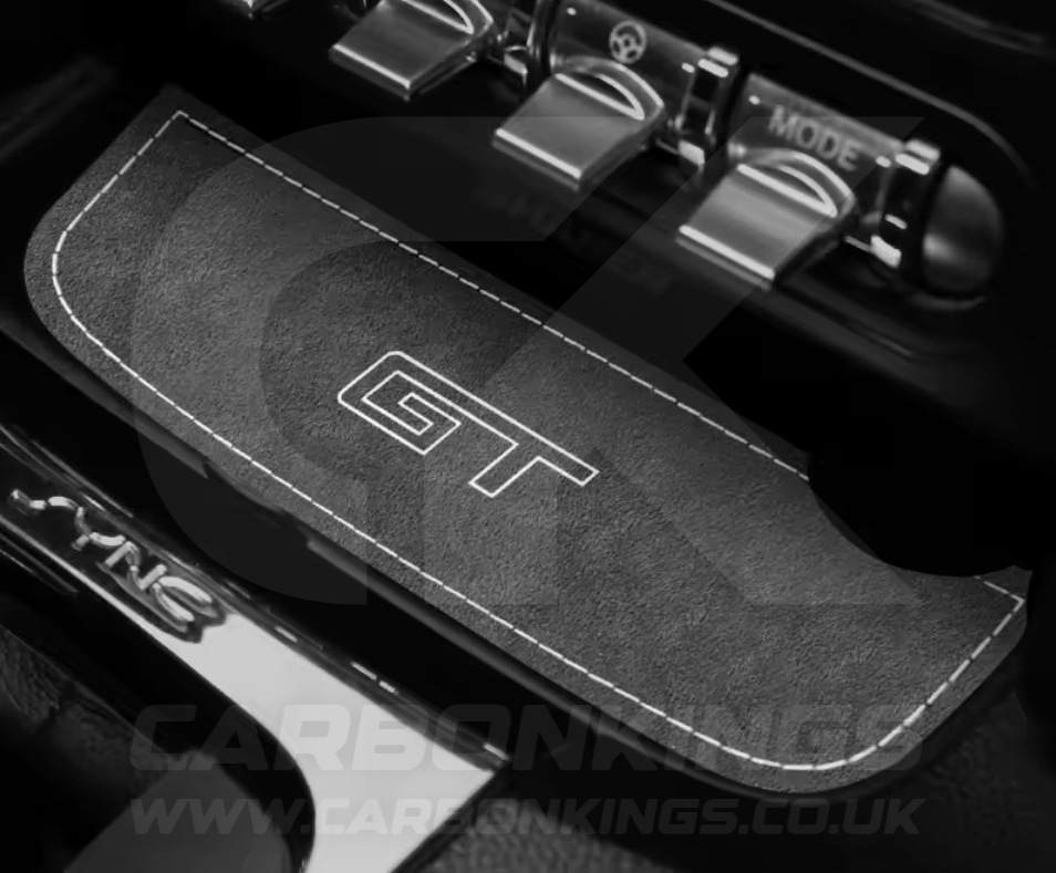 Ford Mustang GT Genuine Alcantara Cup Holder Storage Covers S550 Mach 1 V8 GT350