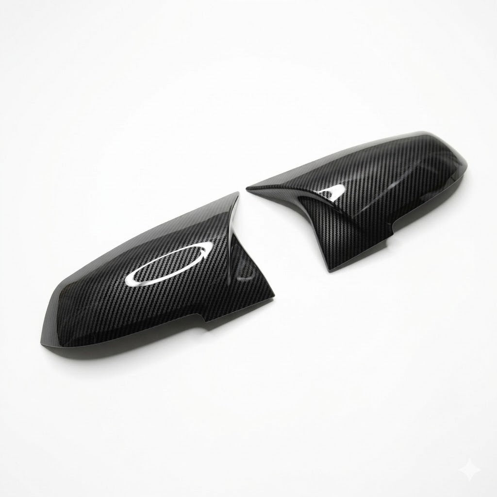 Carbon Fibre Style Mirror Covers for BMW 1 2 3 4 Series F20 F22 F30 F32 i3 i3S