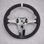 Alcantara + White Steering Wheel for BMW M Sport 1 2 3 4 X1 X3 X4 X5 X6 M2 M3 M4 F80