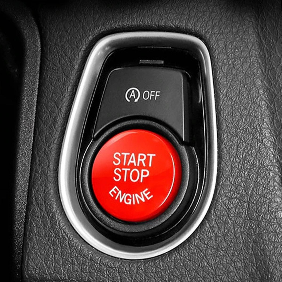 Red Start Stop Engine Button for BMW M2 M3 M4 M5 M6 M140i F20 F80 F82 F83 F85 F87 - Interior Styling | Carbon Kings
