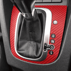 Red Carbon Fibre DSG Gear Knob Sticker for Volkswagen Golf R32 GTI GTD Scirocco MK5 MK6