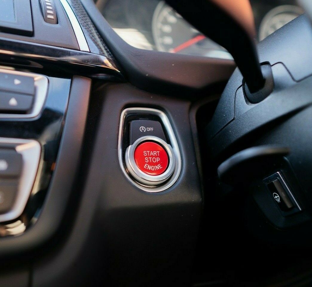 Silver Engine Start Stop Button Trim for BMW F87 M2 F80 M3 M4 F30 1 2 3 4 5 Series + - Interior Styling | Carbon Kings